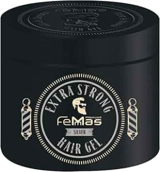 Femmas  haar gel Extra Strong Silver 600ml