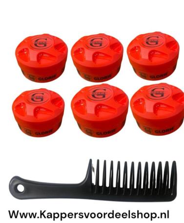 Glorie Professional Wax Red Glorie Professional Wax Red 6 stuks + Gratis Styling Comb