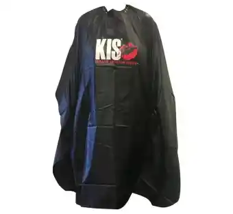 KIS Kapmantel met KIS logo zwart